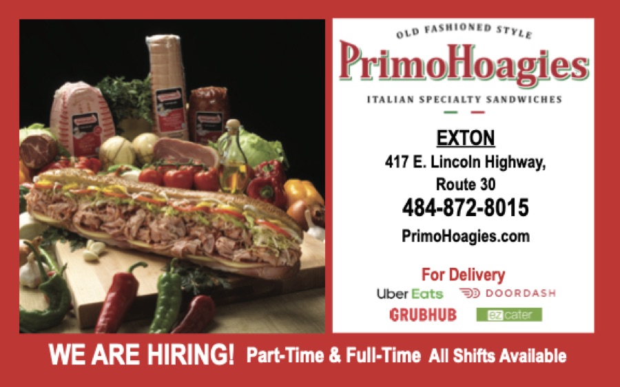 Primo Hoagies postcard front